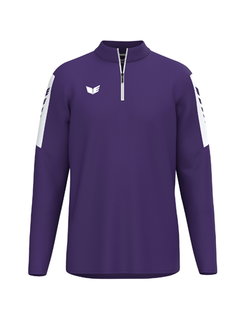 Erima Sport-Langarmshirt Intro Training Top (Half-Zip ,strapazierfähig Funktionsmaterial) violett Jungen