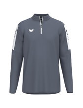 Erima Sport Long Sleeve Shirt Intro Training Top (Half-Zip, durable functional material) grey men's