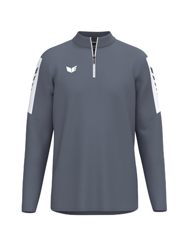 Erima Sport-Langarmshirt Intro Training Top (Half-Zip ,strapazierfähig Funktionsmaterial) grau Jungen