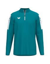 Erima Sport Long Sleeve Shirt Intro Training Top (Half-Zip, durable functional material) blue men's