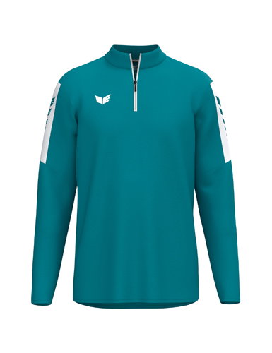 Erima Sport-Langarmshirt Intro Training Top (Half-Zip ,strapazierfähig Funktionsmaterial) blau Herren