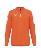Erima Sport Long Sleeve Shirt Intro Training Top (Half-Zip, durable functional material) orange men's