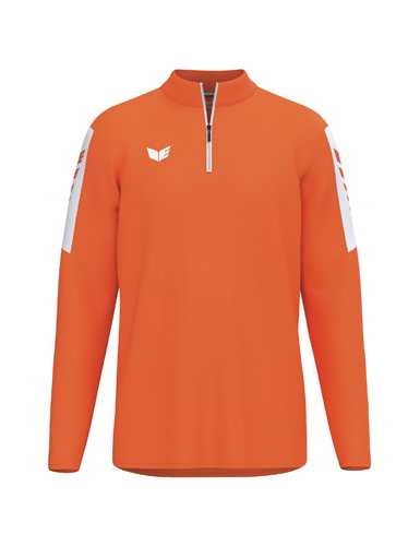 Erima Sport-Langarmshirt Intro Training Top (Half-Zip ,strapazierfähig Funktionsmaterial) orange Jungen