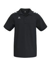 Erima Sport-Polo CMPT Wings (Baumwolle-Mischung, bequeme Passform) schwarz/weiss Herren