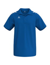 Erima Sport Polo CMPT Wings (cotton blend, comfortable fit) royal blue/white men's