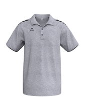 Erima Sport Polo CMPT Wings (cotton blend, comfortable fit) melange grey men's