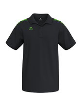 Erima Sport Polo CMPT Wings (cotton blend, comfortable fit) black/green men's