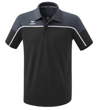 Erima Sport Polo Change (100% recycled Polyester, quick-drying functional material) black/grey Men