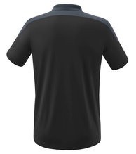 Erima Sport Polo Change (100% recycled Polyester, quick-drying functional material) black/grey Men