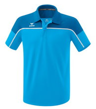 Erima Sport Polo Change (100% recycled Polyester, fast-drying functional material) curacao blue Men