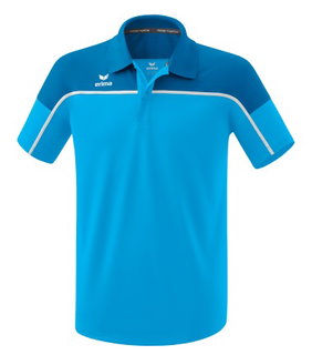 Erima Sport-Polo Change (100% rec. Polyester, schnelltrocknend Funktionsmaterial) curacaoblau Herren