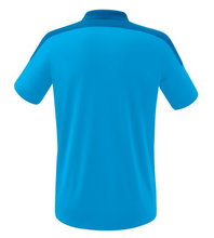 Erima Sport Polo Change (100% recycled Polyester, fast-drying functional material) curacao blue Men