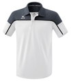 Erima Sport-Polo Change (100% rec. Polyester, schnelltrocknend Funktionsmaterial) weiss/grau Herren