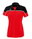 Erima Sport-Polo Change (100% rec. Polyester, schnelltrocknend Funktionsmaterial) rot/schwarz Damen