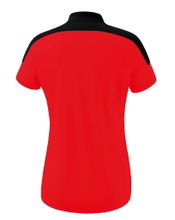 Erima Sport Polo Change (100% recycled Polyester, quick-drying functional material) red/black Women