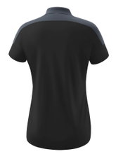 Erima Sport Polo Change (100% recycled Polyester, quick-drying functional material) black/grey Women