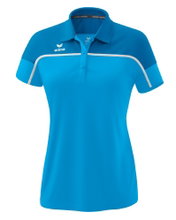 Erima Sport Polo Change (100% recycled Polyester, quick-drying functional material) curacao blue Women