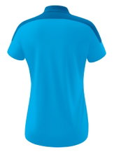 Erima Sport Polo Change (100% recycled Polyester, quick-drying functional material) curacao blue Women