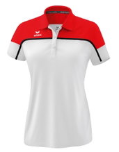 Erima Sport Polo Change (100% recycled Polyester, quick-drying functional material) white/red Women