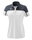 Erima Sport-Polo Change (100% rec. Polyester, schnelltrocknend Funktionsmaterial) weiss/dunkelgrau Damen