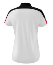 Erima Sport Polo Change (100% recycled Polyester, quick-drying functional material) white/black/red Women