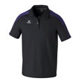 Erima Sport-Polo Evo Star (100% rec. Polyester) schwarz/violett Herren