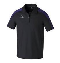 Erima Sport Polo Evo Star (100% recycled Polyester) black/purple men's