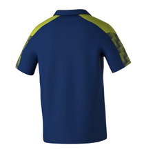 Erima Sport Polo Evo Star (100% recycled Polyester) navy blue/lime green Men's