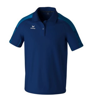 Erima Sport-Polo Evo Star (100% rec. Polyester) navyblau/blau Herren