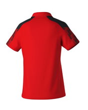 Erima Sport Polo Evo Star (100% recycled Polyester) red/black Ladies