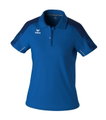 Erima Sport-Polo Evo Star (100% rec. Polyester) royalblau/navyblau Damen