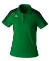 Erima Sport-Polo Evo Star (100% rec. Polyester) smaragdgrün/pine Damen