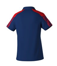Erima Sport Polo Evo Star (100% recycled Polyester) navy blue/red Ladies