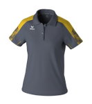 Erima Sport Polo Evo Star (100% recycled Polyester) grey/yellow Ladies