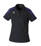 Erima Sport-Polo Evo Star (100% rec. Polyester) schwarz/violett Damen