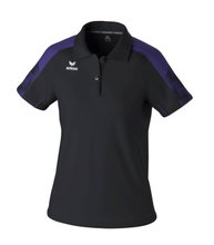 Erima Sport Polo Evo Star (100% recycled Polyester) black/purple ladies
