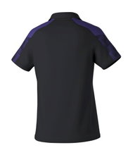 Erima Sport Polo Evo Star (100% recycled Polyester) black/purple ladies