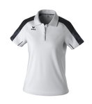 Erima Sport-Polo Evo Star (100% rec. Polyester) weiss/schwarz Damen