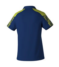 Erima Sport Polo Evo Star (100% recycled Polyester) navy blue/lime green Ladies