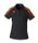 Erima Sport Polo Evo Star (100% recycled Polyester) black/orange ladies