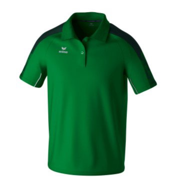 Erima Sport-Polo Evo Star (100% rec. Polyester) smaragdgrün/pine Herren