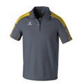 Erima Sport-Polo Evo Star (100% rec. Polyester) grau/gelb Herren