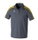 Erima Sport-Polo Evo Star (100% rec. Polyester) grau/gelb Herren