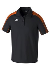 Erima Sport Polo Evo Star (100% recycled Polyester) black/orange Men