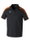 Erima Sport-Polo Evo Star (100% rec. Polyester) schwarz/orange Herren