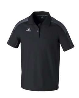 Erima Sport-Polo Evo Star (100% rec. poliester) czarny/szary męski