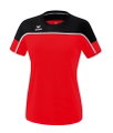 Erima Sport-Shirt Change (100% rec. Polyester, lightweight, quick-drying) red/black Women