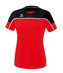 Erima Sport-Shirt Change (100% rec. Polyester, leicht, schnelltrocknend) rot/schwarz Damen