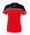 Erima Sport-Shirt Change (100% rec. Polyester, leicht, schnelltrocknend) rot/schwarz Damen