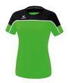 Erima Sport-Shirt Change (100% rec. Polyester, leicht, schnelltrocknend) grün/schwarz Damen